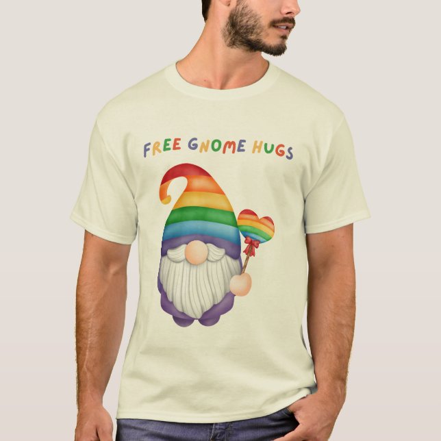 Kostenlose Umarmungen T-Shirt (Vorderseite)