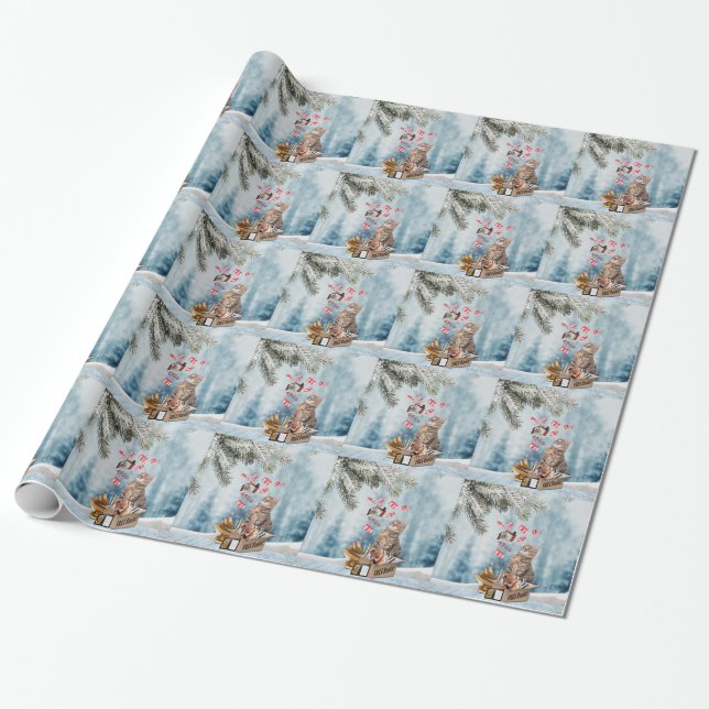Kostenlose Weihnachtsbücher Geschenkpapier (Ungerollt)