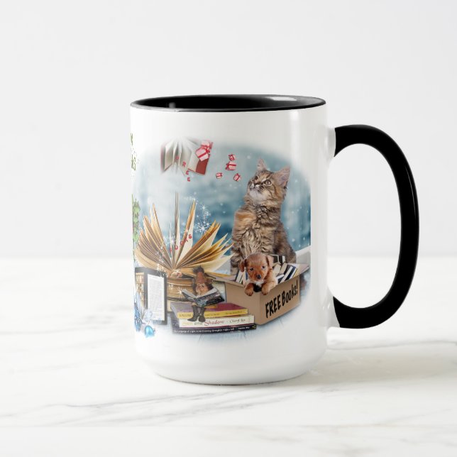 Kostenlose Weihnachtsbücher Tasse (Rechts)