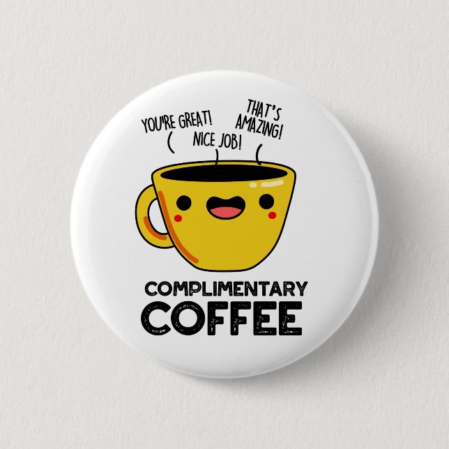 Kostenloser Coffee Funny Drink Pub Button (Vorderseite)