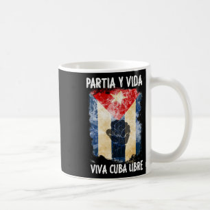 Kostenloser Cuby-Widerstand S.o.s Cuby-Flagge Cuby Kaffeetasse