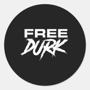 Kostenloser Durk, kostenloser Durkio, kostenloses  Runder Aufkleber