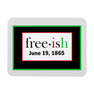 Kostenloser Juneteenth-Flexibler Photo-Magnet Magnet