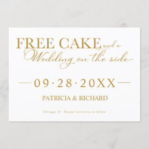 Kostenloser Kuchen Lustige Hochzeit Termin speiche Einladung