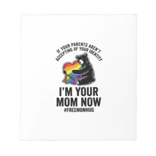 Kostenloser Mama-Hug-Bär-Stolz-Vintage-T-Shirt-Des Notizblock
