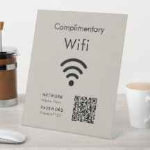 Kostenloser Wifi-Code Schwarz & Tan