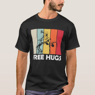 Kostenloser Wrestling für Hugs Pro Wrestler T-Shirt