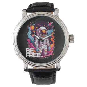 KOSTENLOSES Astronautendesign Armbanduhr