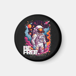 KOSTENLOSES Astronautendesign Magnet