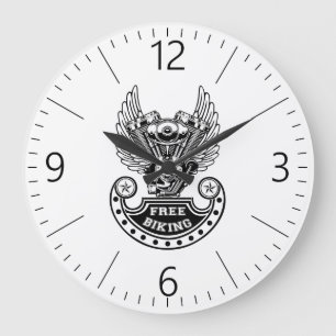 Kostenloses Fahrrad Große Wanduhr
