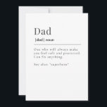 Kostenloses Minimalistisches Wörterbuch Definition Feiertagskarte<br><div class="desc">Kostenloses Minimalistisches Wörterbuch Definition Witziges Zitat Vatertag,  Geburtstag des Vaters</div>