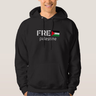 Kostenloses palästinensisches Zitat mit Fahne zur Hoodie