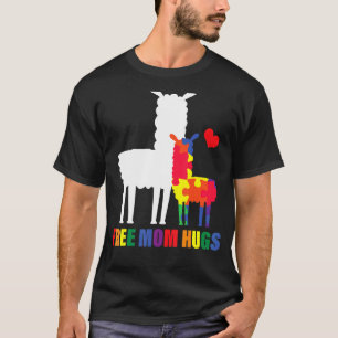 Kostenloses riesiges Llama-Puzzle-Design für Autis T-Shirt