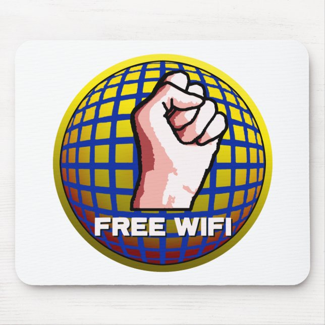 Kostenloses WLAN Mousepad (Vorne)
