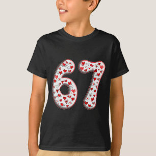 Kostenüme Paar Duo 67 Meme Six Seven Valentinstag T-Shirt