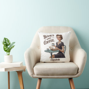 Kostenvoranschlag für Bücher und Kaffee Kissen