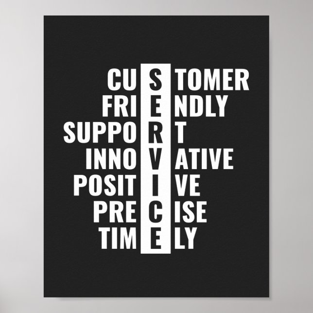 Kostenvoranschlag für den Kundenservice für Office Poster (Vorne)