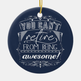 Kostenvoranschlag für den Ruhestand Blue Custom Re Keramik Ornament