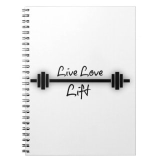 Kostenvoranschlag für die Fitness: Live-Liebe Notizblock
