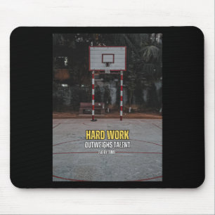 Kostenvoranschlag für die harte Arbeit von Basketb Mousepad