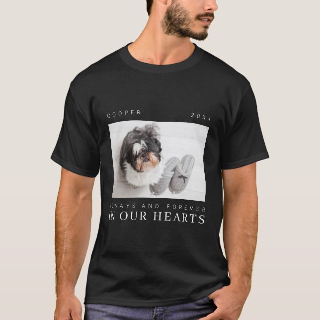 Kostenvoranschlag für Haustiere Einfaches Foto T-Shirt (Vorderseite)