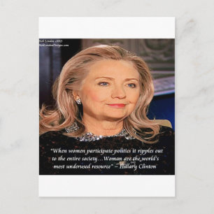Kostenvoranschlag für Hillary Women Postkarte