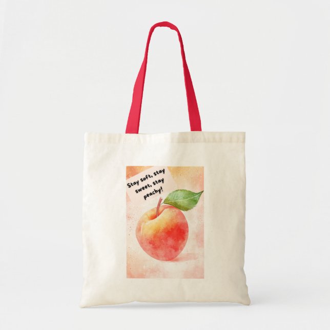 Kostenvoranschlag für Pfirsich - Fresh & Inspirati Tragetasche (Vorne)