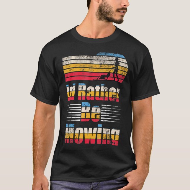 Kostenvoranschlag für Rasenmäher T-Shirt (Vorderseite)