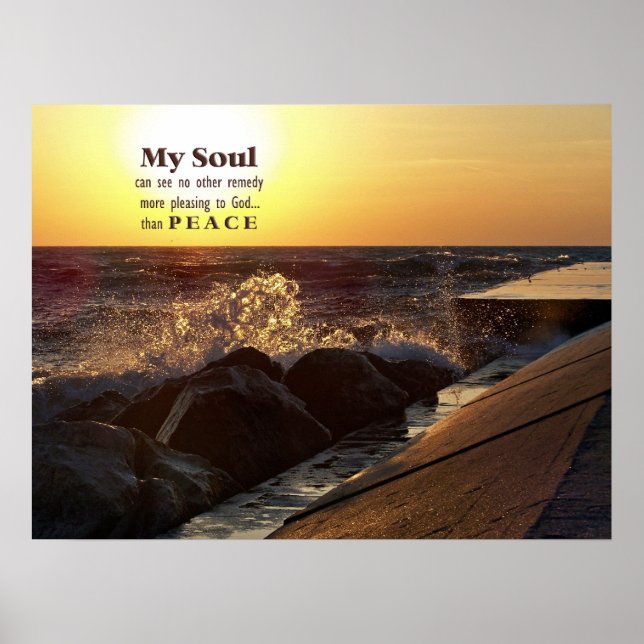 Kostenvoranschlag für Sonnenuntergänge am Strand Poster (Vorne)