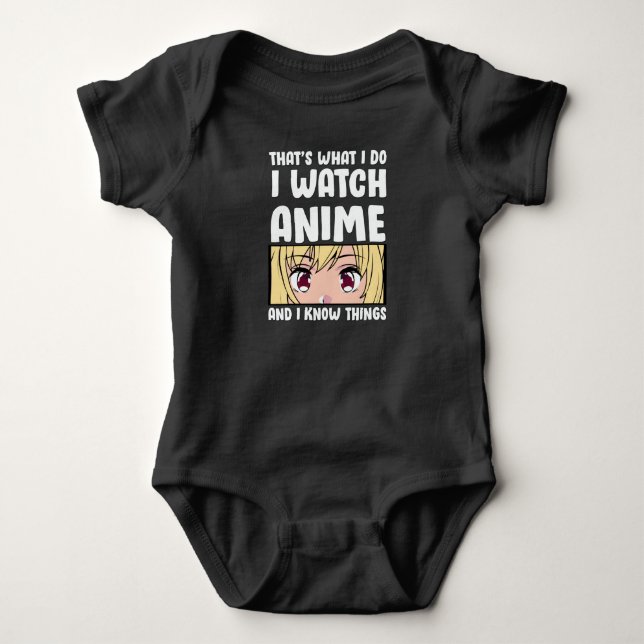 Kostenvoranschlag | I Watch Anime Baby Strampler (Vorderseite)