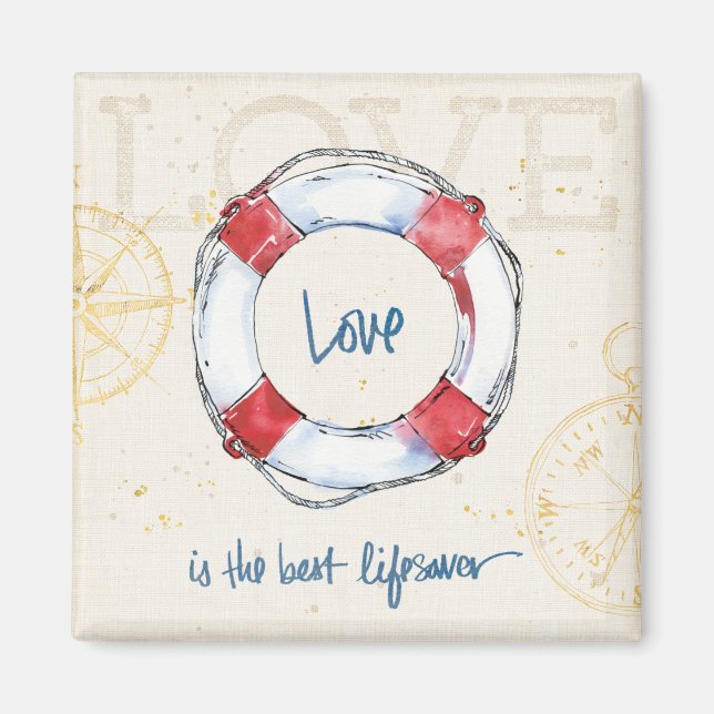 Kostenvoranschlag | Liebe ist das beste Leben Magnet (Vorne)