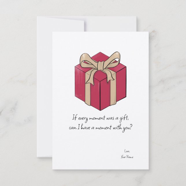 Kostenvoranschlag Valentinstag Wohnung Danke Karte (Vorderseite)