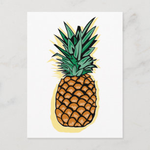 Köstliche Ananas Postkarte