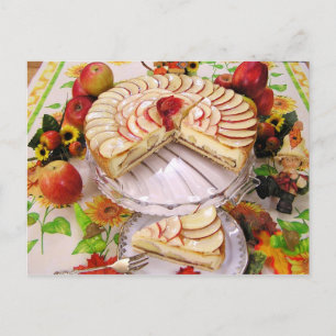 Köstliche Apple Pie Postkarte
