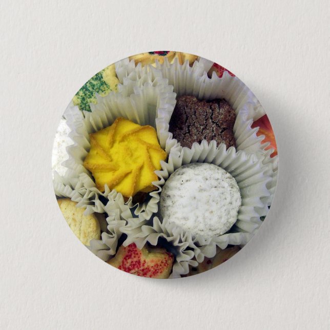 Köstliche Cookies Button (Vorderseite)