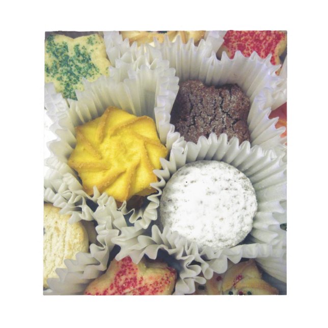 Köstliche Cookies Notizblock (Vorderseite)