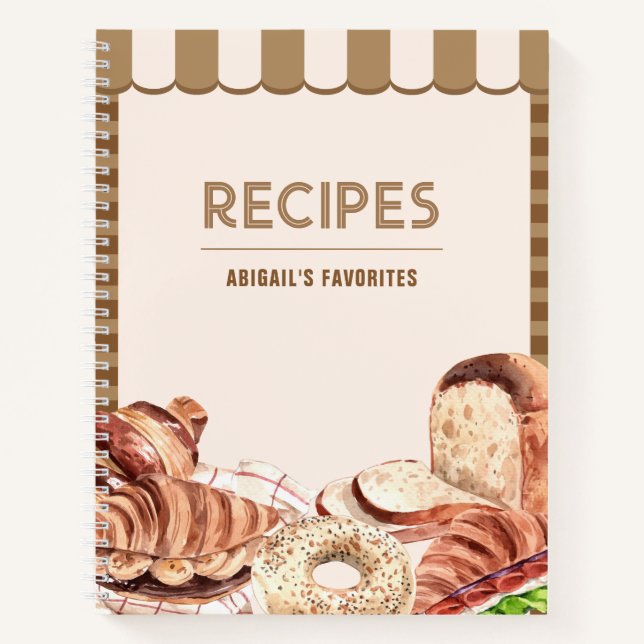 Köstliche Deli Sandwiches - individuelles Rezept B Notizbuch (Vorderseite)