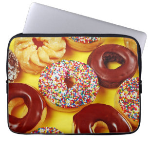 Köstliche Donuts drucken Laptop-Hülle Laptopschutzhülle