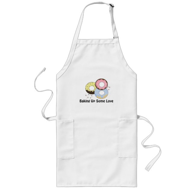 Köstliche Donuts mit Sprichwort Lange Schürze (Vorne)