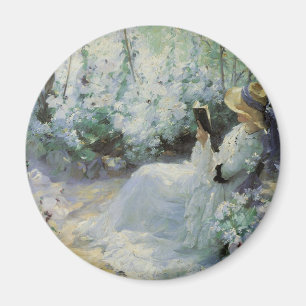 Köstliche Einsamkeit von Frank Bramley, Vintage Ar Magnet