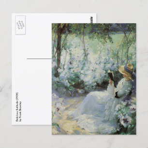 Köstliche Einsamkeit von Frank Bramley, Vintage Ar Postkarte