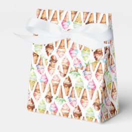 Köstliche Eiscremekonen Geschenkschachtel