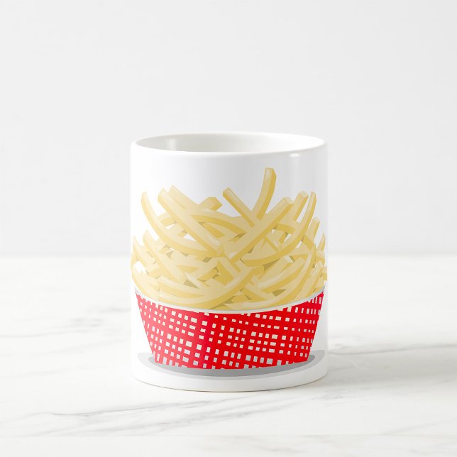 Köstliche französische Fries Retro Fast Food Kaffeetasse (Von Creator hochgeladen)