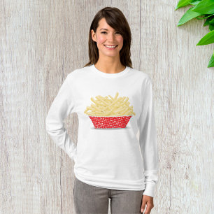Köstliche französische Fries Retro Fast Food T-Shirt