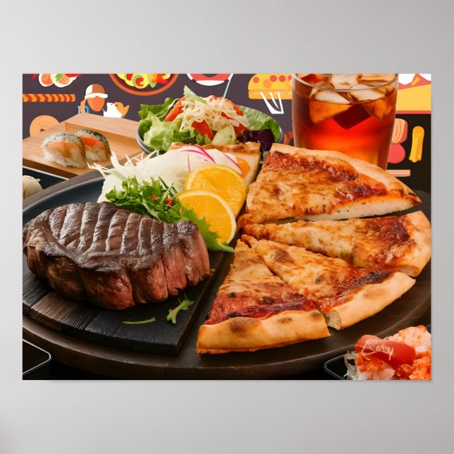 Köstliche Küche Poster (Vorne)