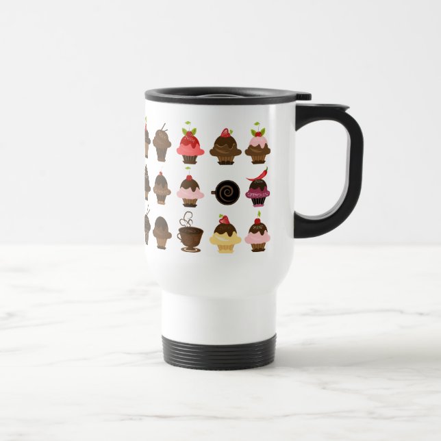 Köstliche Kuchen-Tasse Reisebecher (Rechts)