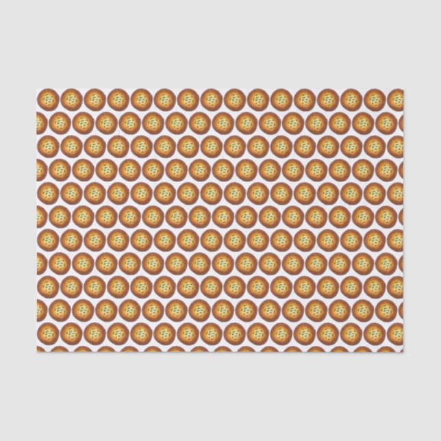 Köstliche Malpua Indian Pancake Mithai Süßigkeiten Seidenpapier (Vorderseite)