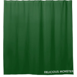 Köstliche Monster-grüne Farbe Duschvorhang