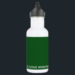 Köstliche Monster-grüne Farbe Edelstahlflasche<br><div class="desc">Köstliche Monster-grüne Farbe</div>