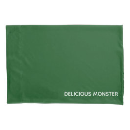 Köstliche Monster-grüne Farbe Kissenbezug